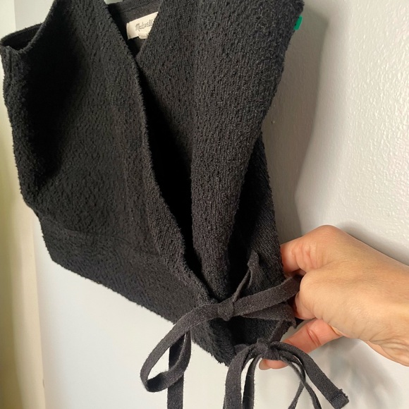 Madewell knitted tank with double side ties: size S - Picture 4 of 7